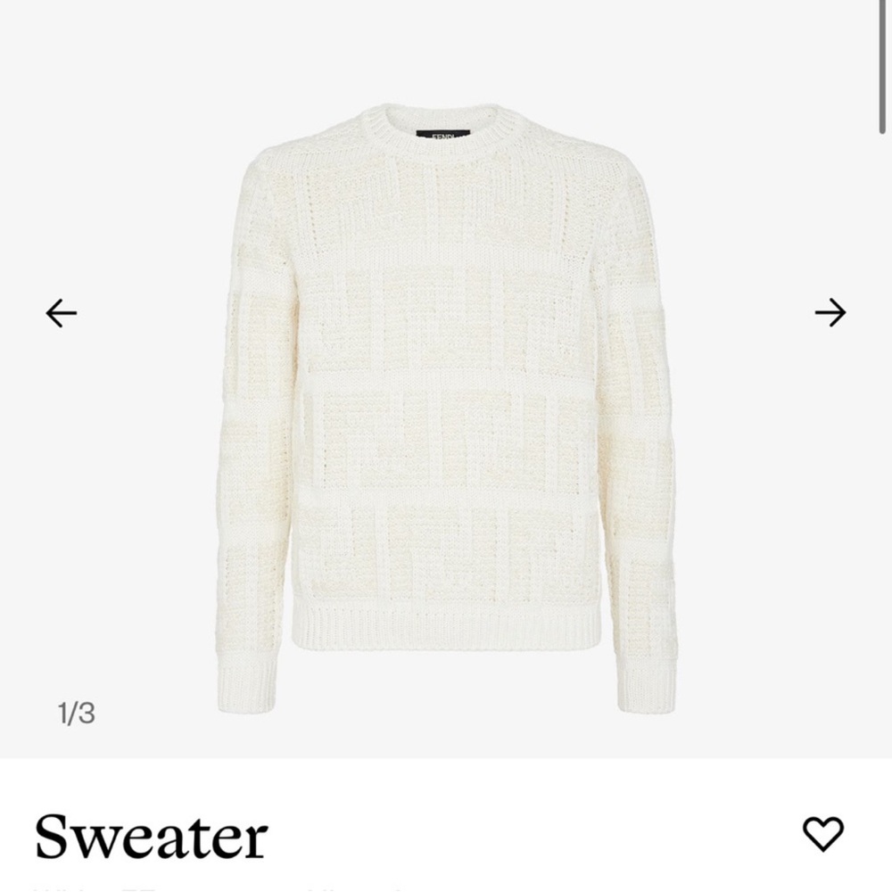 FENDI White Sweater